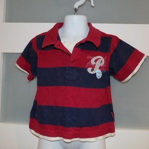 PUMPKIN PATCH STRIPED LAYERED POLO SIZE 2T BOY'S